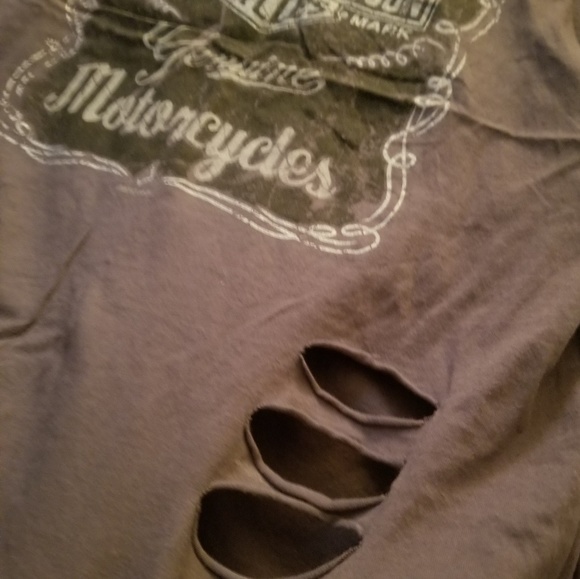 Harley Davidson Shirt Distressed - Picture 2 of 6
